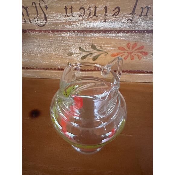 Retro Tomato Pitcher, Bloody Mary pitcher, Ice lip pitcher, Retro Glassware - Picture 7 of 9